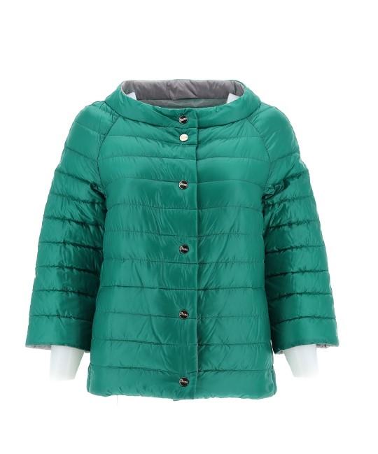 Jacke reversibel Nylon ultralight chantilly/rot