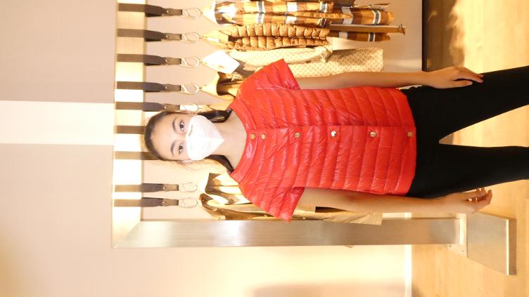 Jacke Nylon Ultralight beige/schwarz reversibel - 2