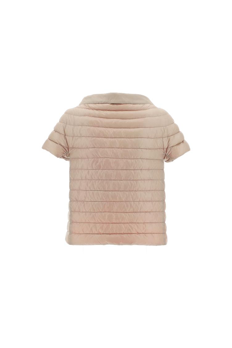 Jacke Nylon Ultralight beige/schwarz reversibel - 1