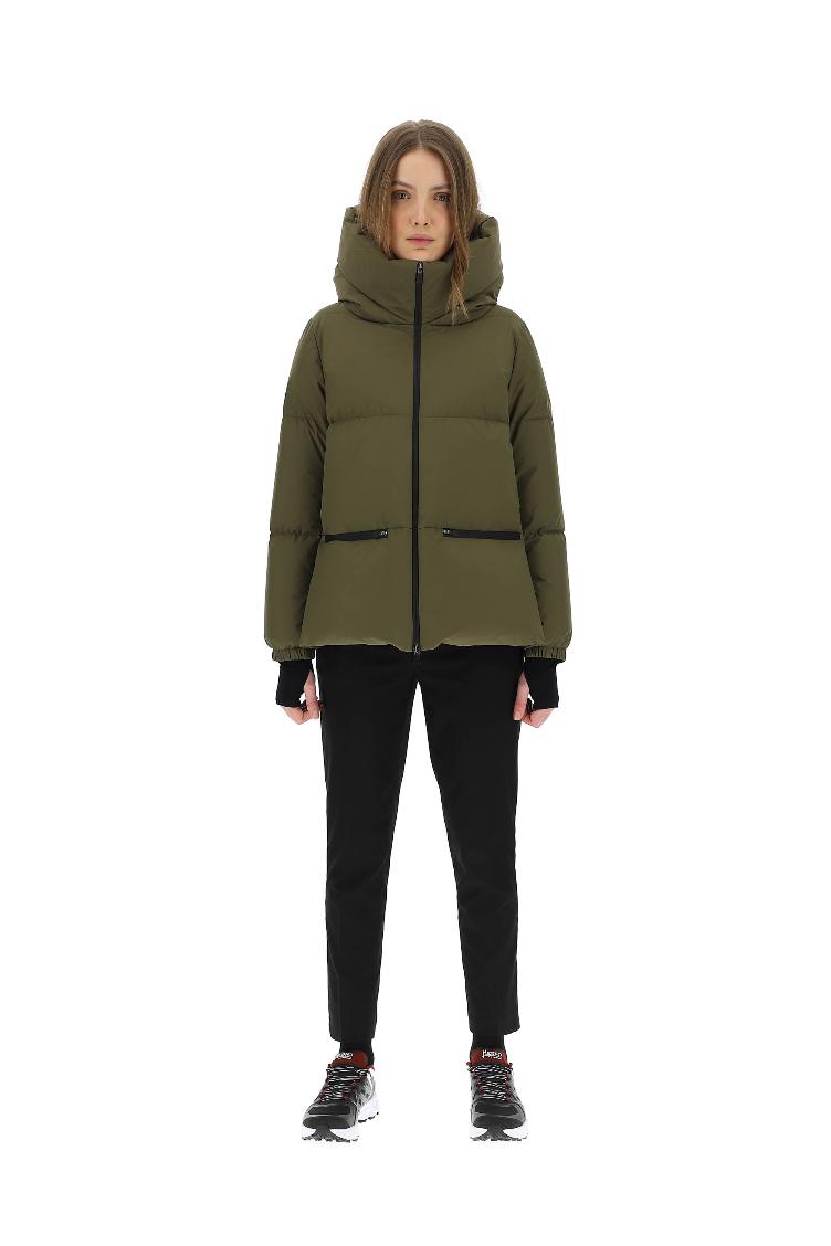 Daunenjacke schwarz wasserdicht - 0