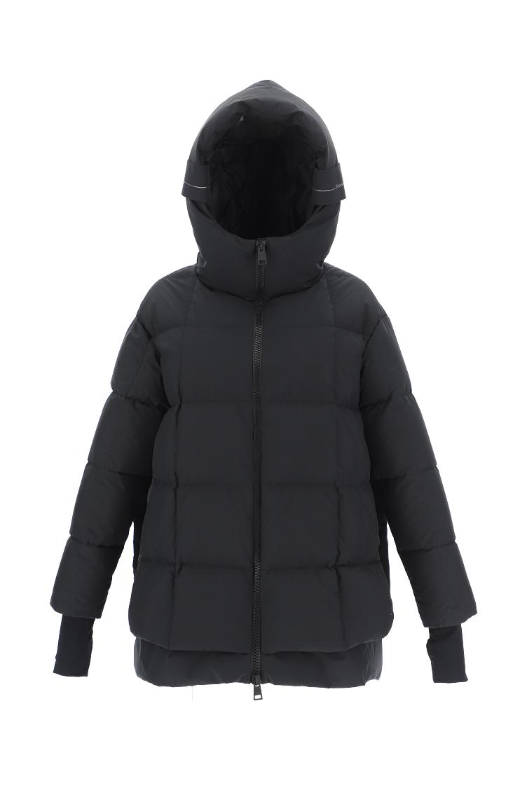Daunenjacke schwarz wasserdicht - 1