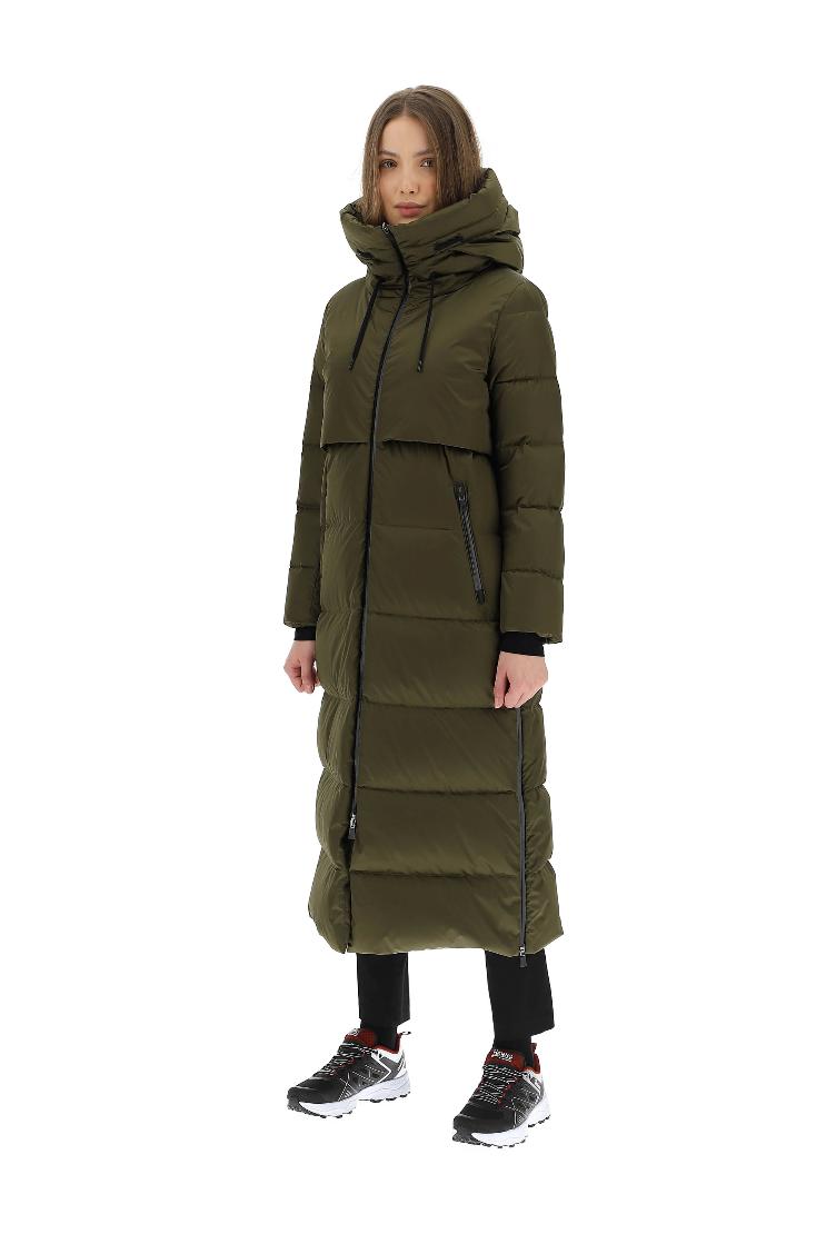 Daunenmantel schwarz wasserdicht - 1