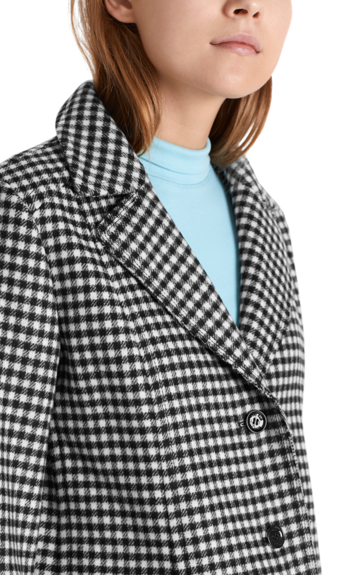 Mantel Schwarz Weiss 3006 Jacke Straumann Straumann Mode