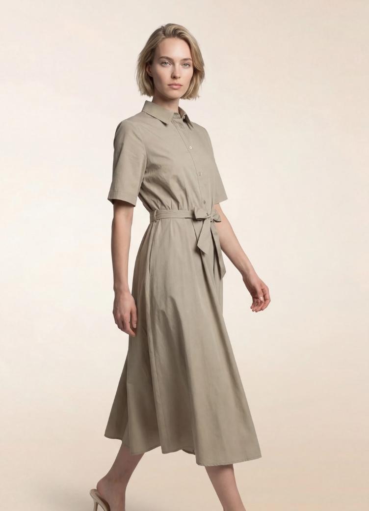 Kleid Beige