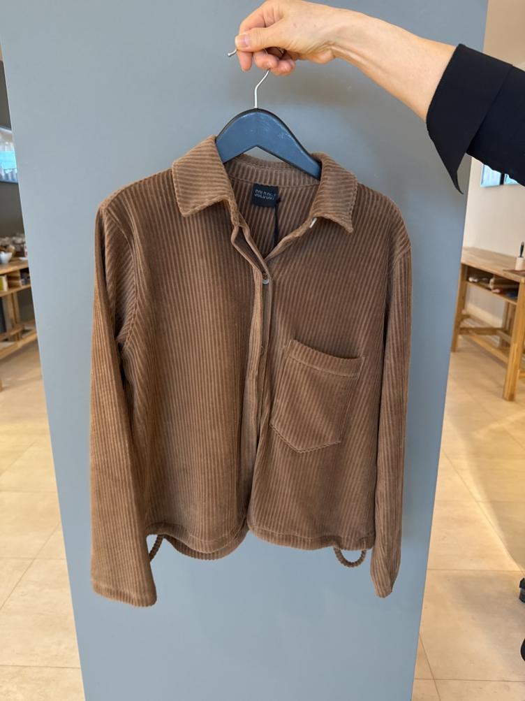 Hemdjacke dark taupe
