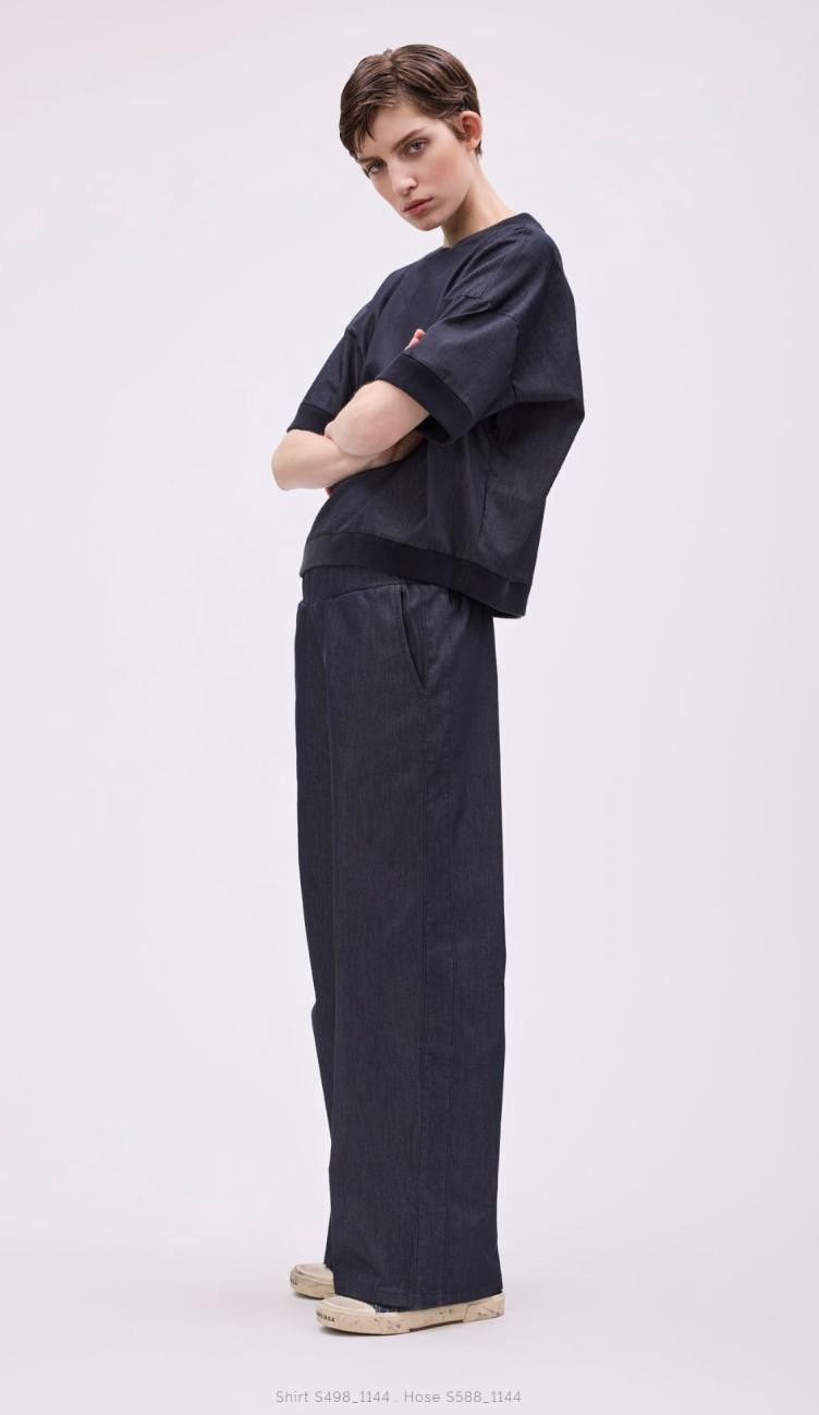 Hose raw indigo