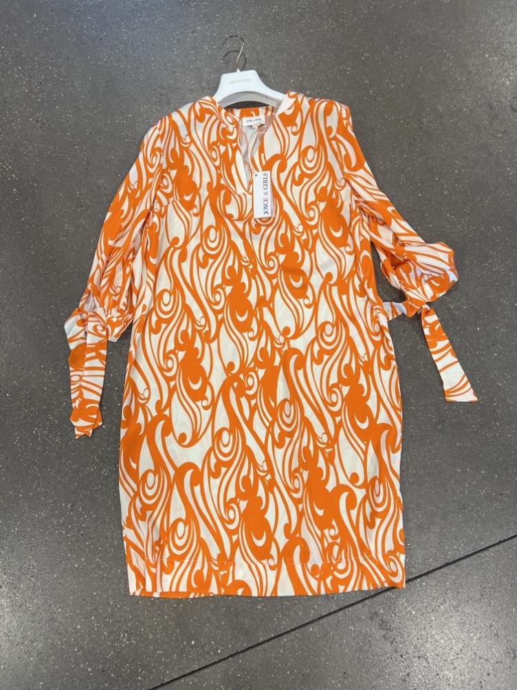 Kleid Alba curly orange
