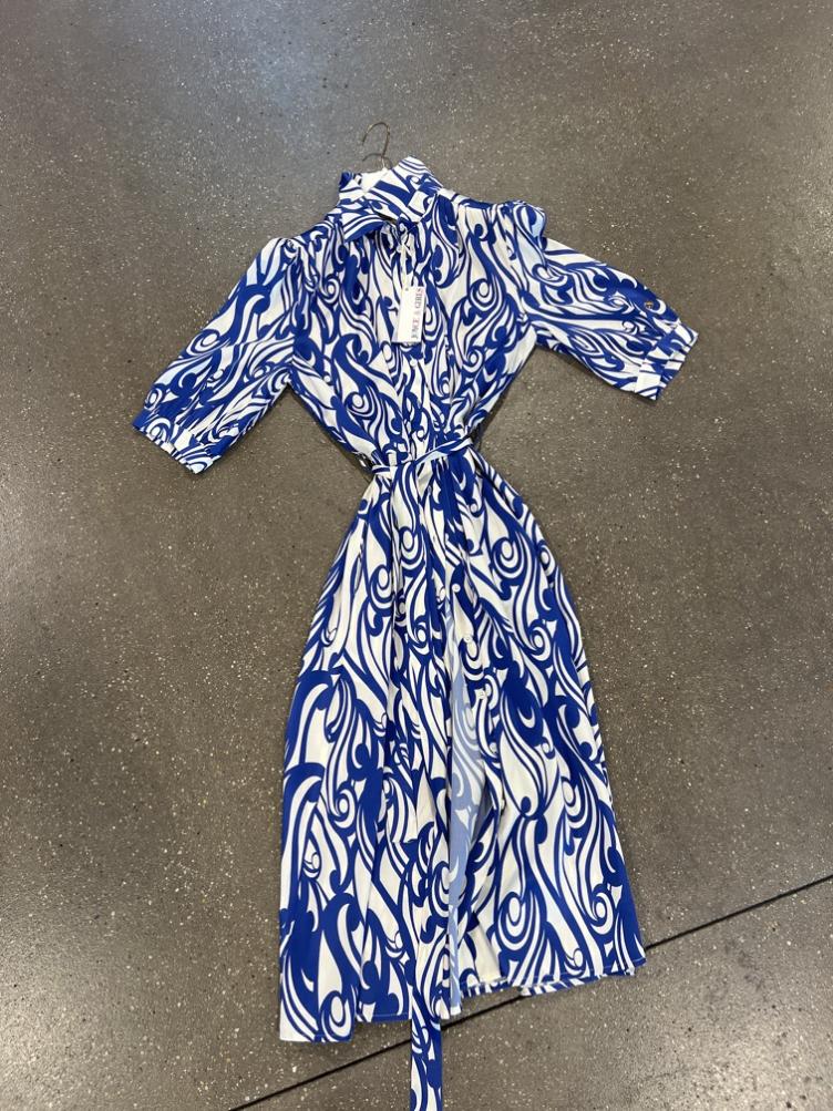 Kleid Sardinia curly blue