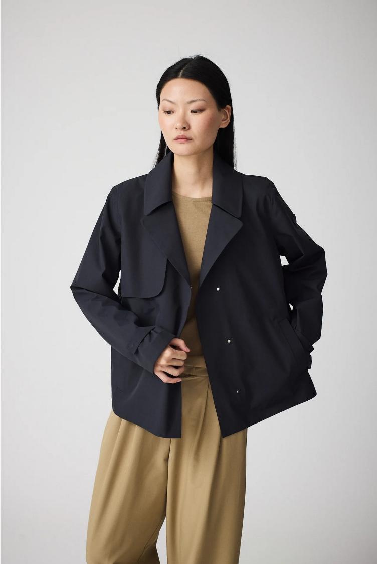 Regenmantel Niwl dark navy