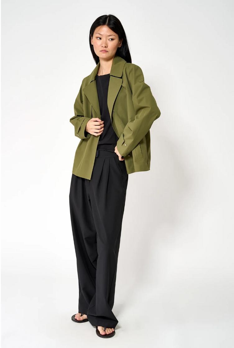 Regenmantel Niwl winter green